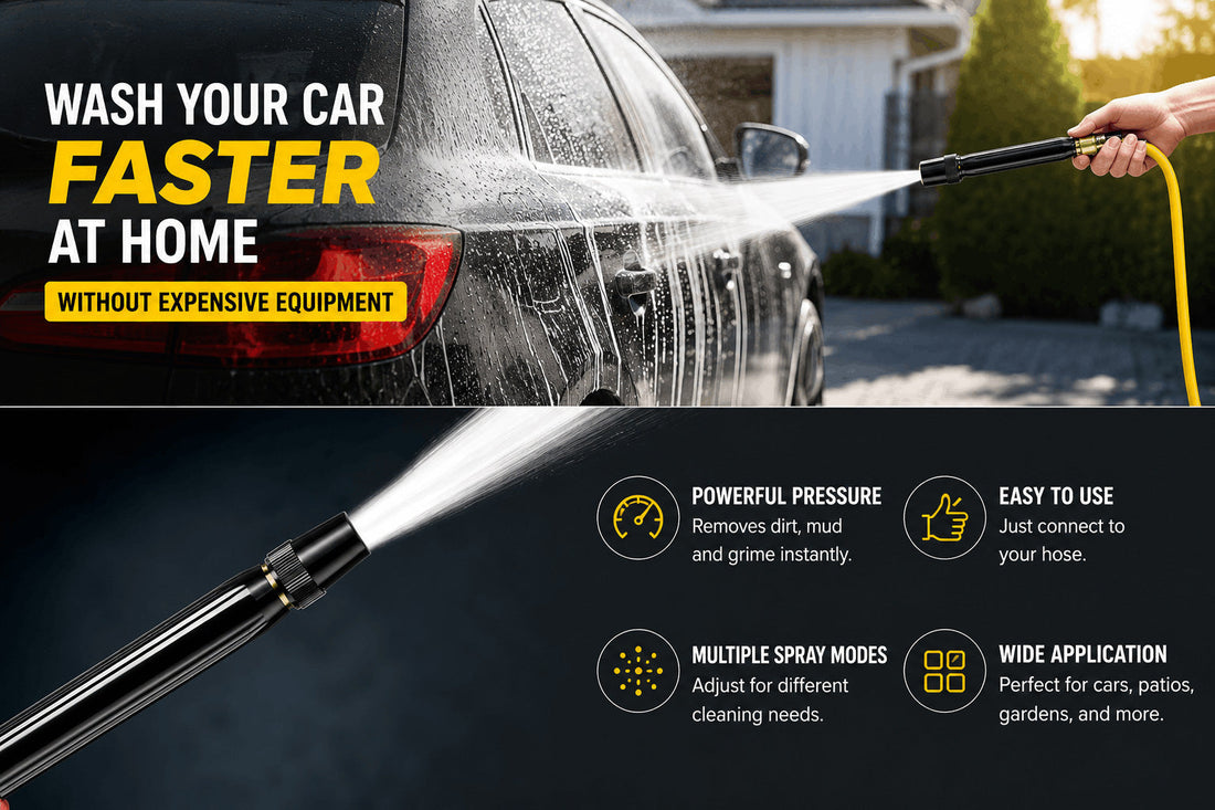 How to Wash Your Car Faster at Home Without Expensive Equipment