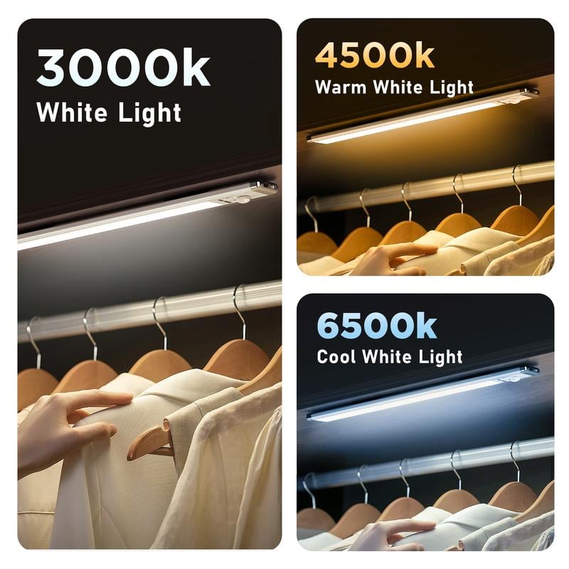 🔥Summer Promotion-💡LED Rechargeable Motion Sensor Under Cabinet Lights💥
