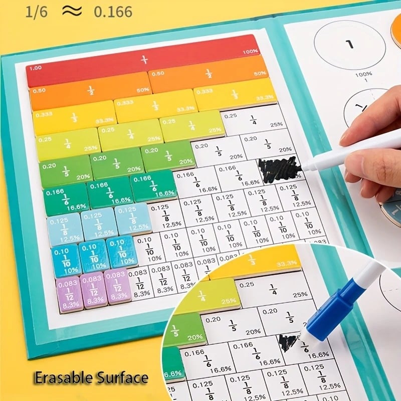 🔢 "Unlock Math Magic 🔥TEM Magnetic Math Master Set - 102 pcs! ⭐