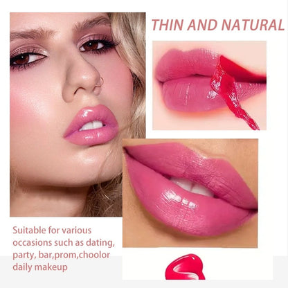 🌟Last Day 49% OFF🔥Tattoo Lip Gloss Set – 4 Colors, Hydrating Shine