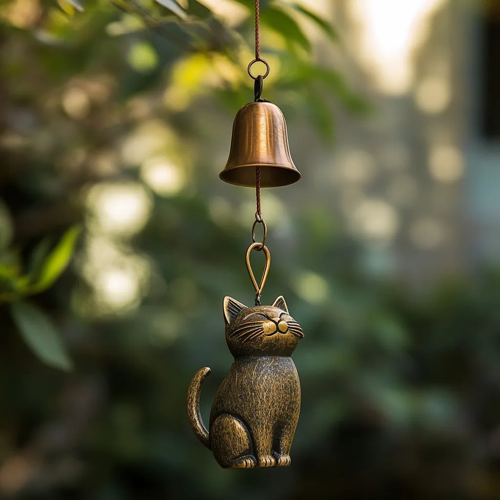 ✨LAST DAY ONLY 49% OFF🔥Handmade Retro Cat Wind Chime