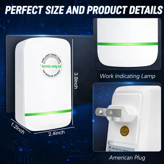 US Plug Compact Power Box with Indicator Light, Home & Office Use