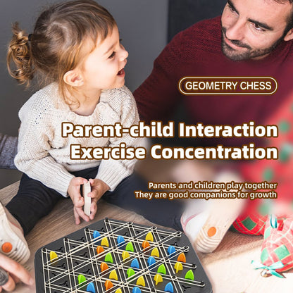 Chain Triangle Puzzle Game Strategic Brain Builder for Kids & Adults