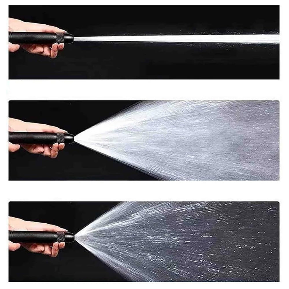 Adjustable pressure spray nozzle patterns