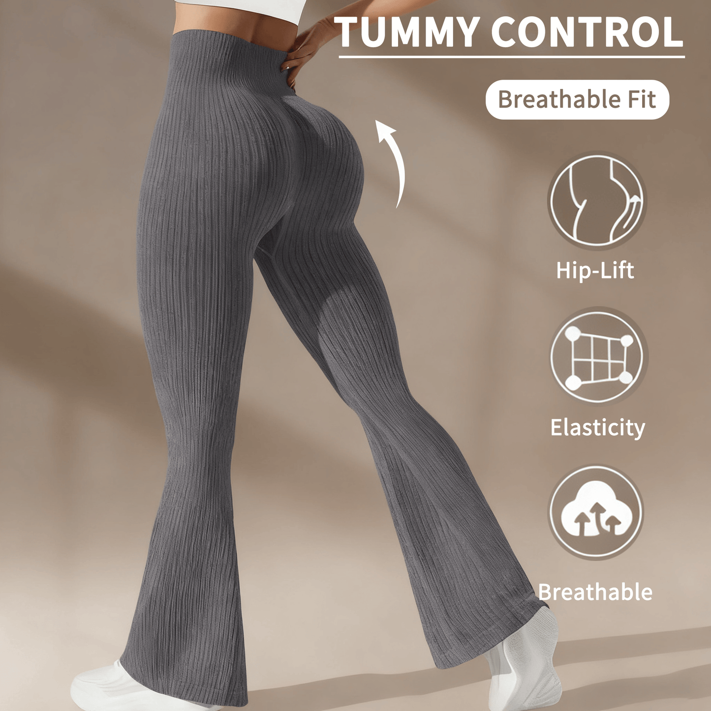 Hot Sale 49%🔥Women's High-Waisted Flared Leggings