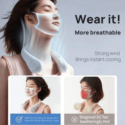 Portable Neck Fan – Hands-Free Cooling Anywhere
