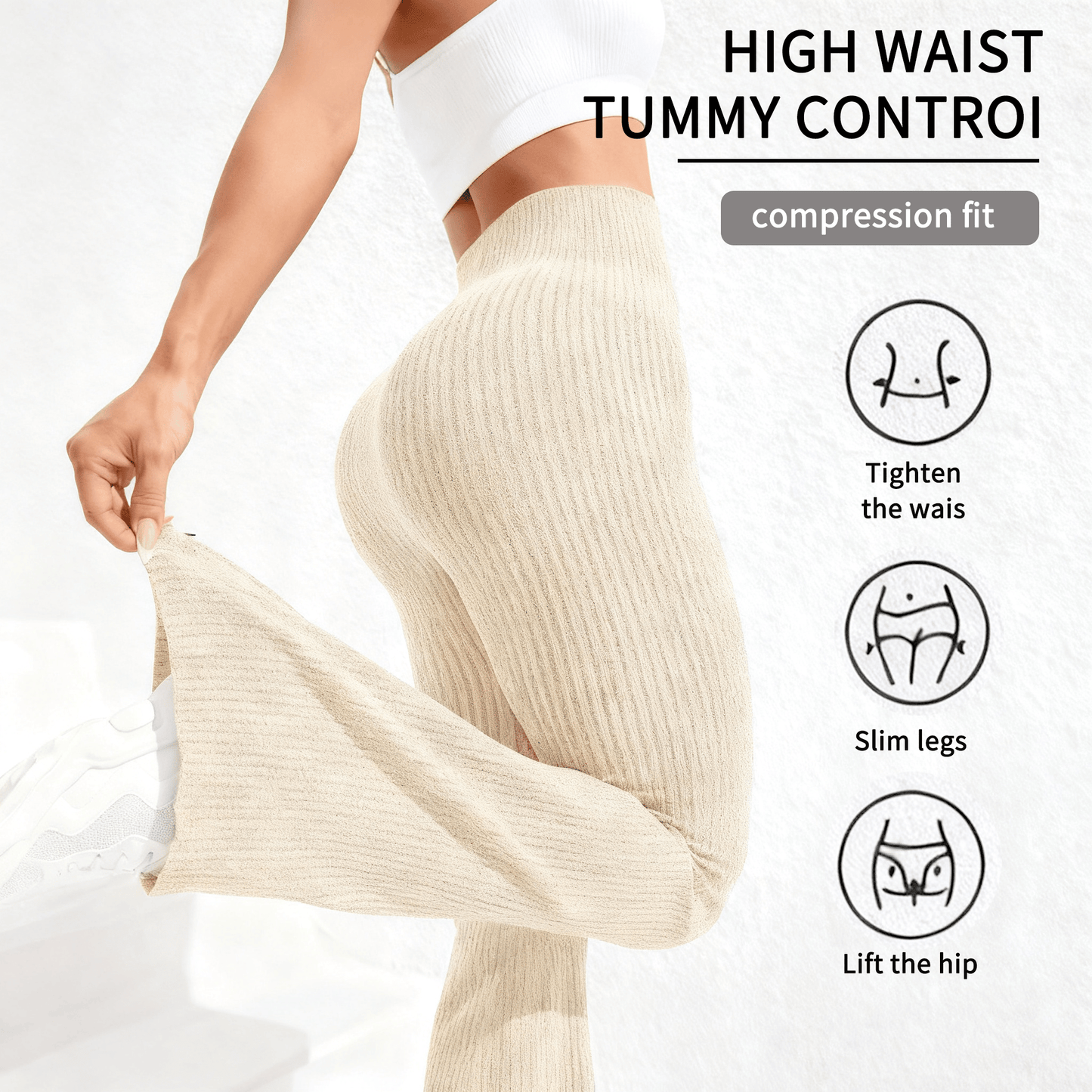 Hot Sale 49%🔥Women's High-Waisted Flared Leggings