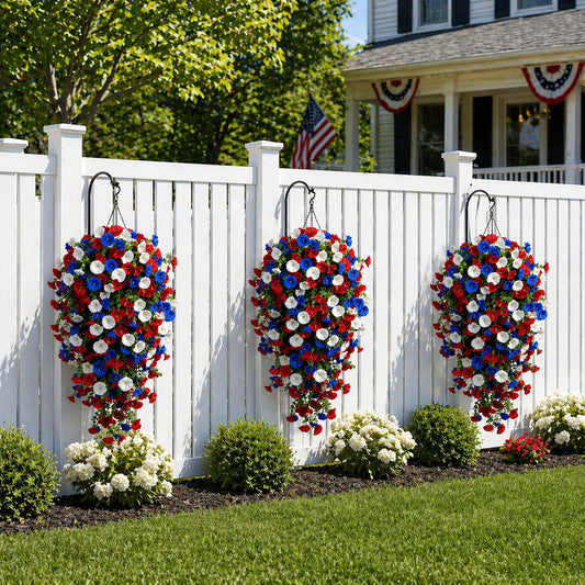Morning Glory Vines - 4th of July Decor