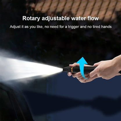 Rotary adjustable water flow spray nozzle