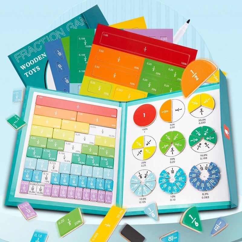 🔢 "Unlock Math Magic 🔥TEM Magnetic Math Master Set - 102 pcs! ⭐