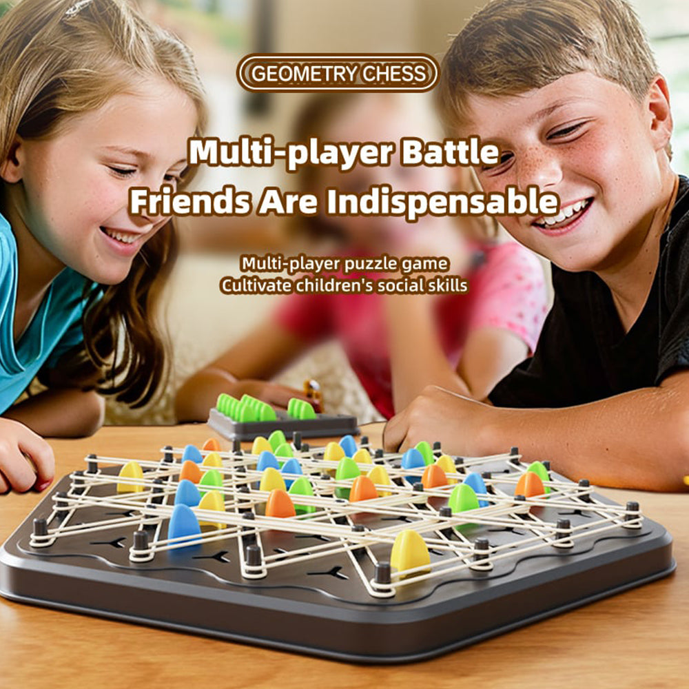 Chain Triangle Puzzle Game Strategic Brain Builder for Kids & Adults