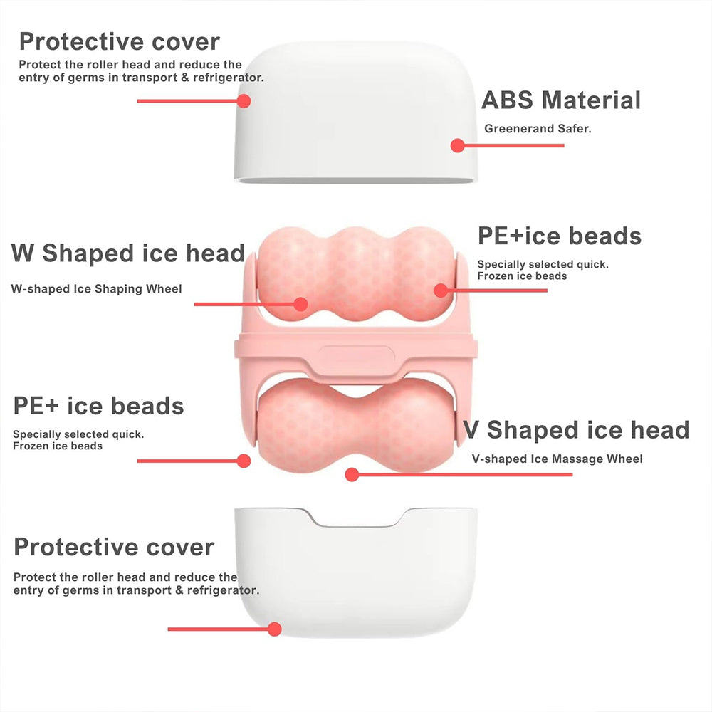 2-in-1 Ice Roller for Face Eye Skin Care