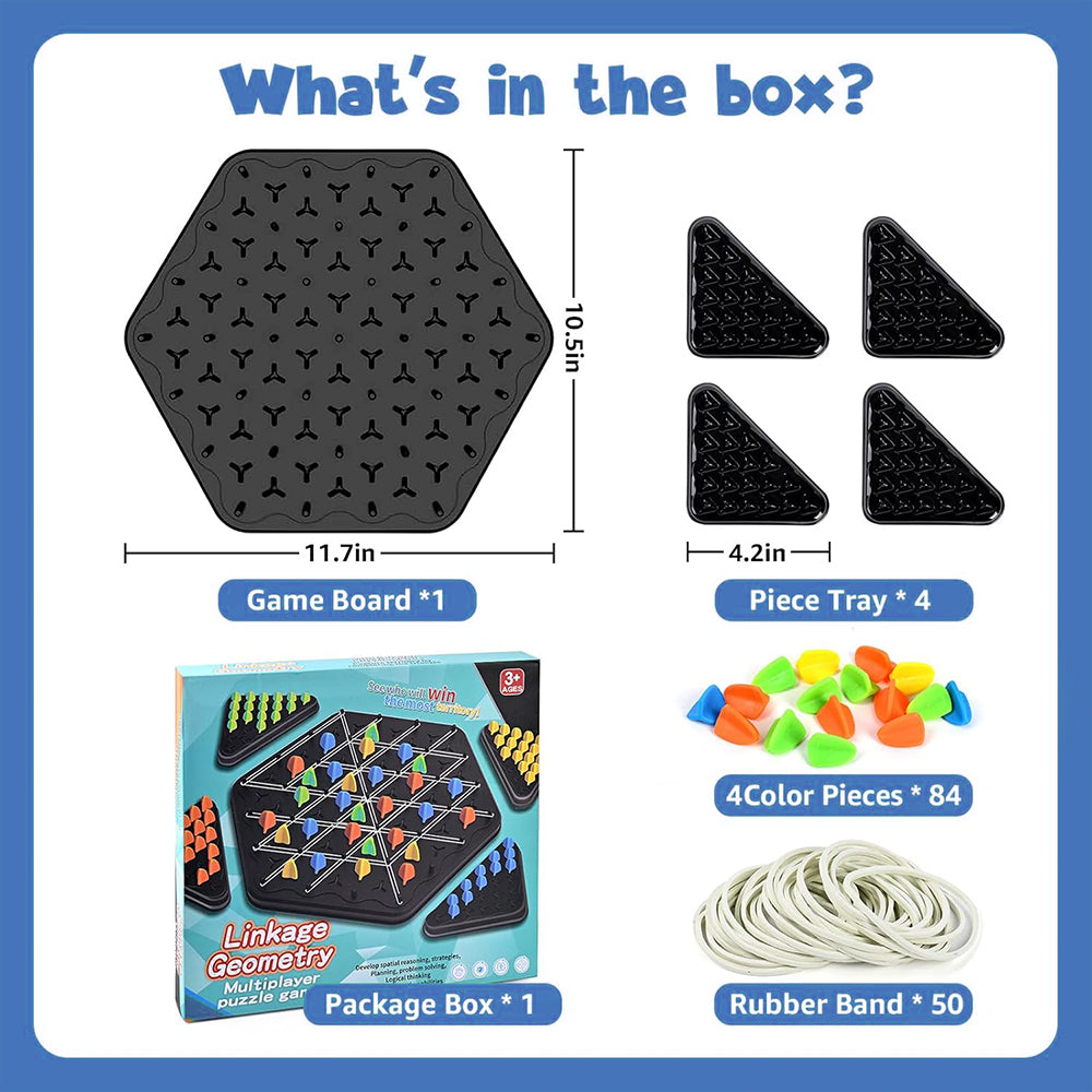 Chain Triangle Puzzle Game Strategic Brain Builder for Kids & Adults