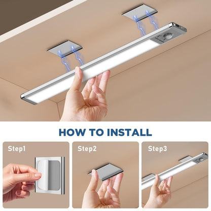🔥Summer Promotion-💡LED Rechargeable Motion Sensor Under Cabinet Lights💥