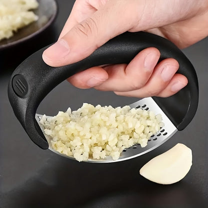 🔥Zero Hand Strain🔥430 Stainless Steel Ring Garlic Press