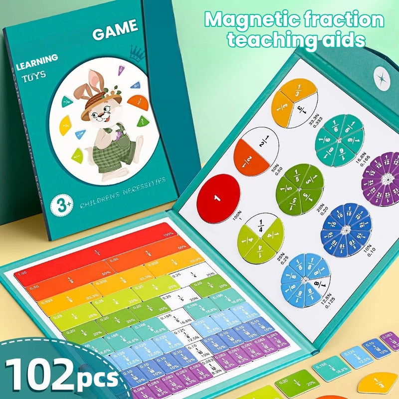 🔢 "Unlock Math Magic 🔥TEM Magnetic Math Master Set - 102 pcs! ⭐