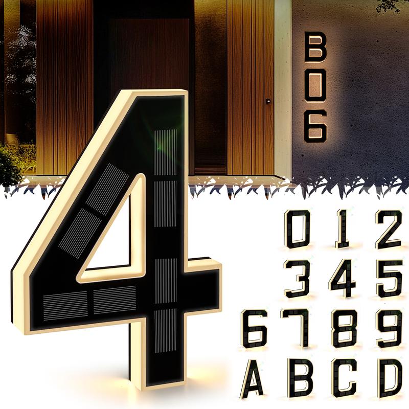🔥Hot Sale Promotion 49% OFF🎁✨Lighted House Numbers for Outside