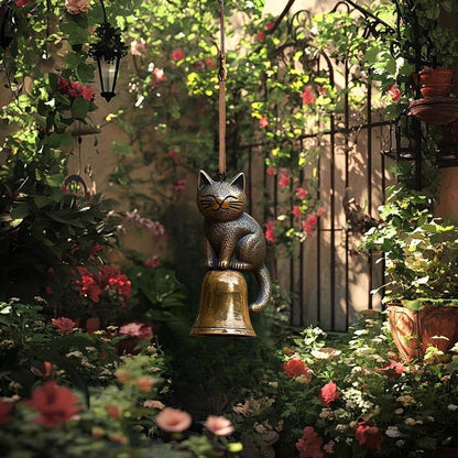 ✨LAST DAY ONLY 49% OFF🔥Handmade Retro Cat Wind Chime