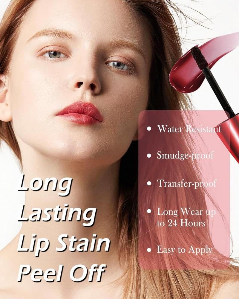 🌟Last Day 49% OFF🔥Tattoo Lip Gloss Set – 4 Colors, Hydrating Shine