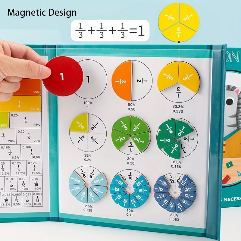 🔢 "Unlock Math Magic 🔥TEM Magnetic Math Master Set - 102 pcs! ⭐
