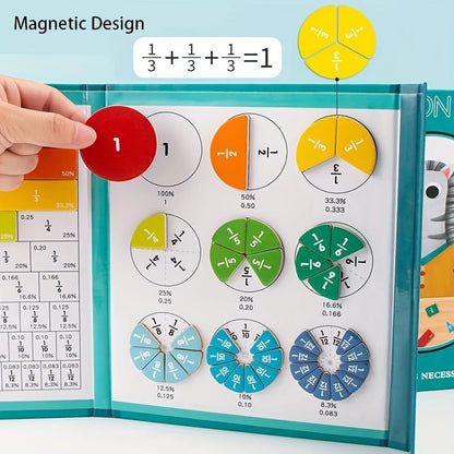 🔢 "Unlock Math Magic 🔥TEM Magnetic Math Master Set - 102 pcs! ⭐