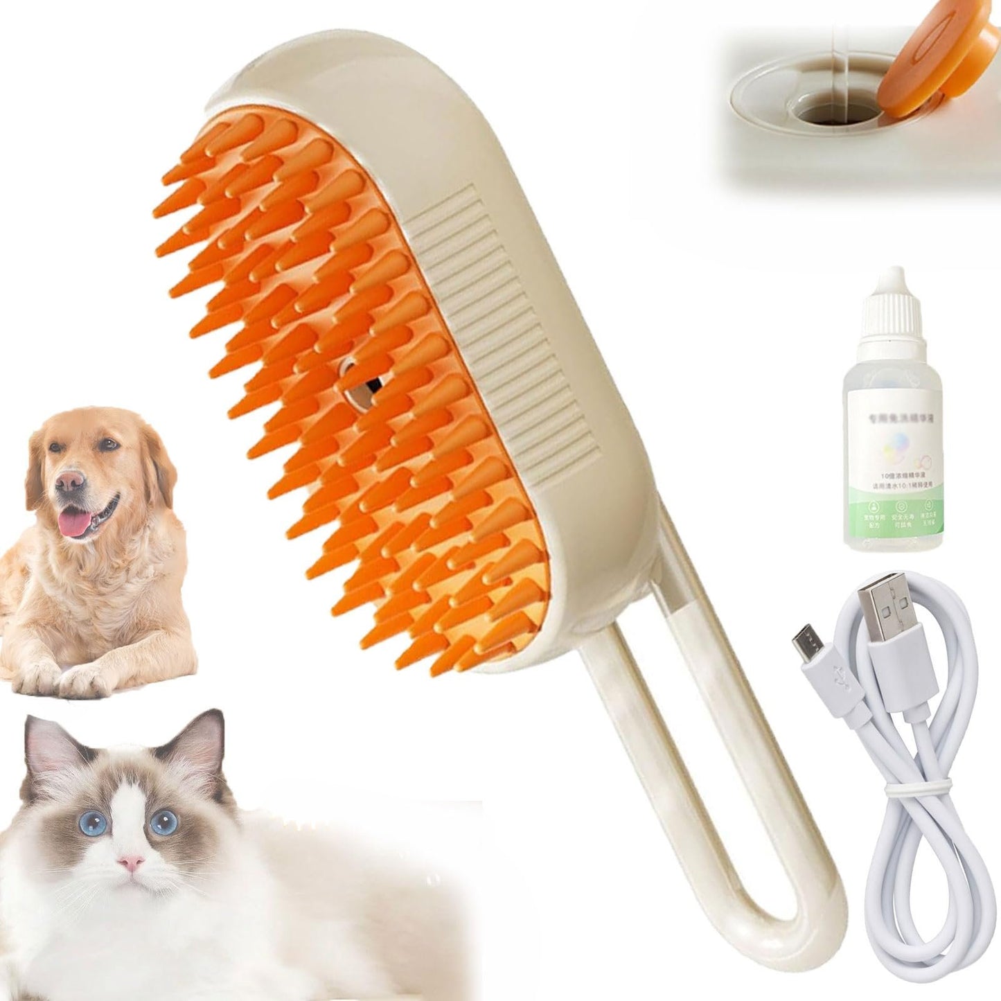 🔥Last Day Promotion 49% OFF - Pet Steam Brush