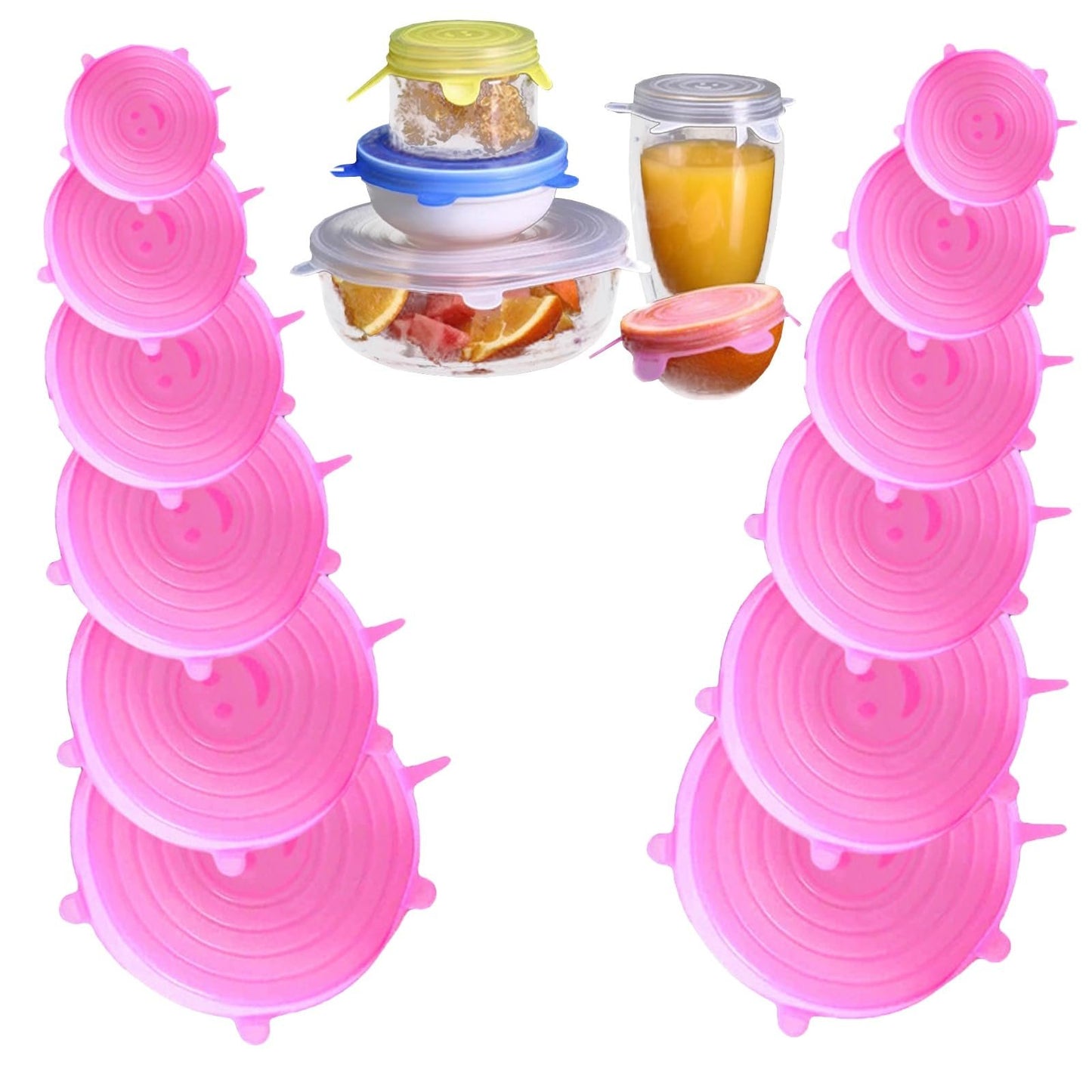🔥Hot Sale 49%🔥Silicone Cover Stretch Lids Reusable Airtight Food Wrap Covers