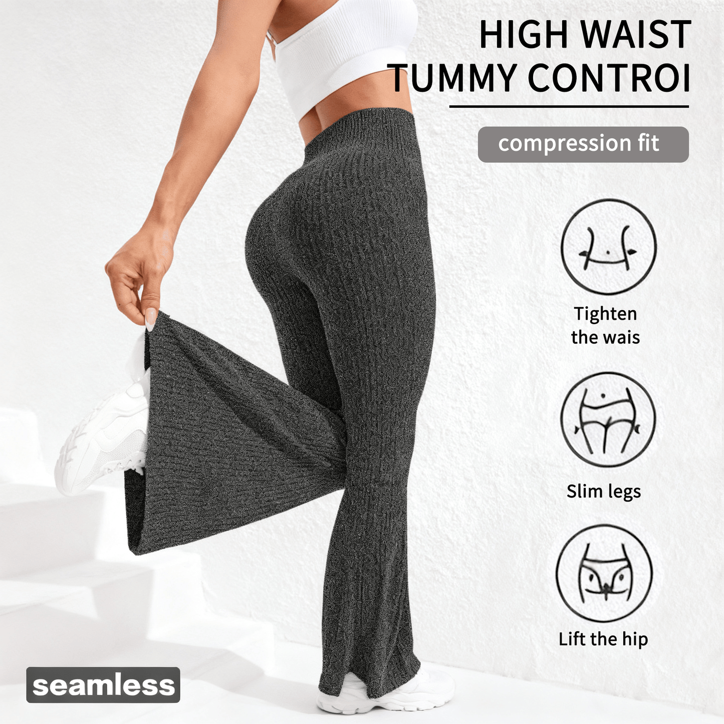 Hot Sale 49%🔥Women's High-Waisted Flared Leggings