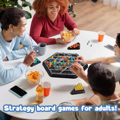 Chain Triangle Puzzle Game Strategic Brain Builder for Kids & Adults